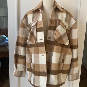 Oversized shacket super cute, worn once, Nordstroms Gianna Bini